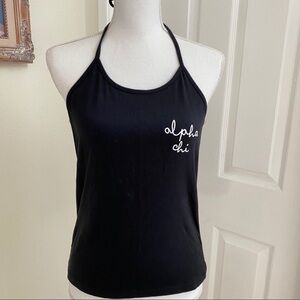 NWT Ali & Ariel Alpha Chi Halter Neck Top Lg